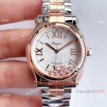 YF Factory Replica Chopard HAPPY SPORT Ladies Watch Two Tone Rose Gold_th.jpg